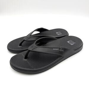 Reef Cushion Phantom 2.0 Flip Flop Sandals Open Toe Men's Black Size US13 EU46